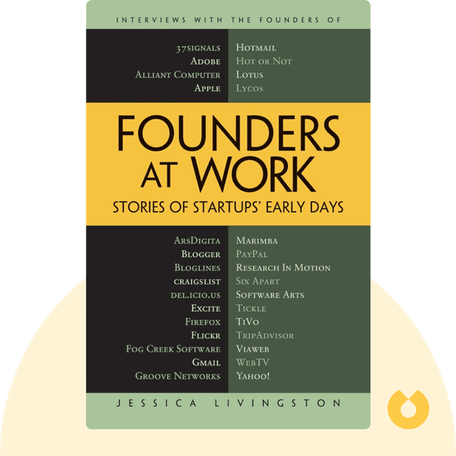 Founders at Work audiobook cover - Stories of Startups’ Early Days