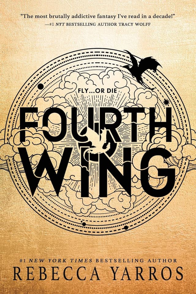 Fourth Wing (Special Edition) audiobook cover - At Basgiath War College, Violet Sorrengail is forced into the Riders Quadrant—where dragons don’t choose the weak, cadets can kill each other, and the dead are counted every morning—until she bonds the impossible and discovers the kingdom’s most dangerous secret.