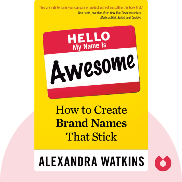 Hello, My Name is Awesome audiobook cover - How to Create Brand Names That Stick