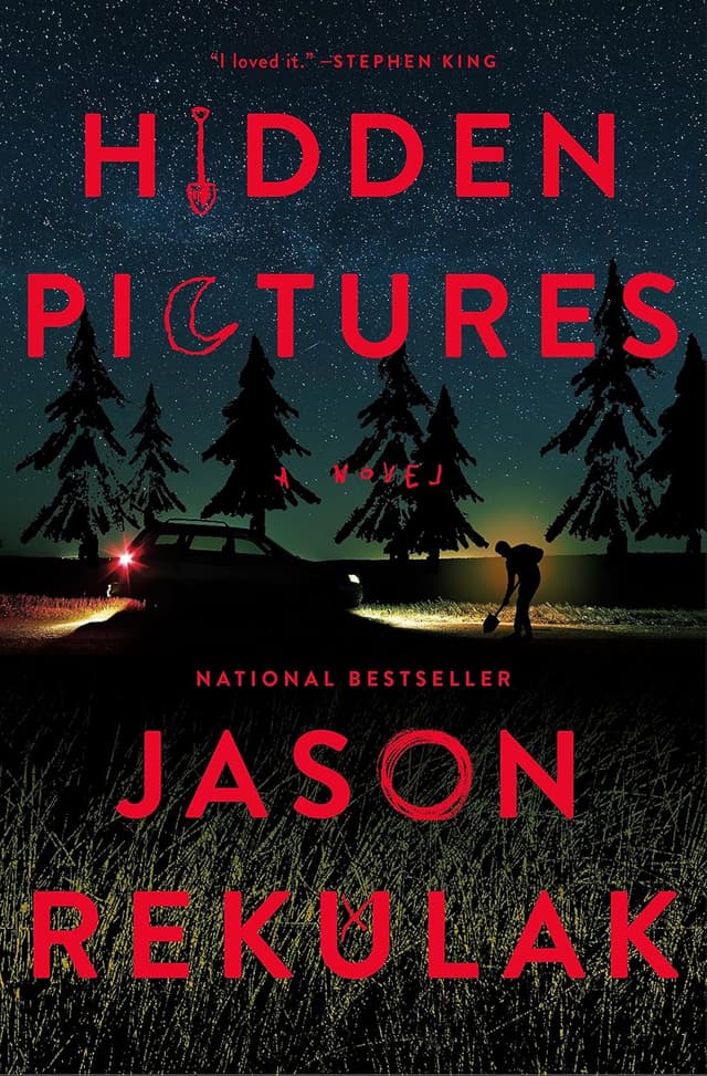 Hidden Pictures audiobook cover - Fresh out of rehab and desperate for a new start, Mallory Quinn lands a nanny job with a perfect family in a perfect town. Their sweet five-year-old draws like a budding Picasso. Then his pictures turn into scenes of a woman being murdered—and the drawings seem to be getting made by someone else’s hand.