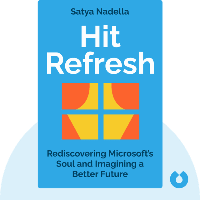 Hit Refresh audiobook cover - The Quest to Rediscover Microsoft’s Soul and Imagine a Better Future for Everyone