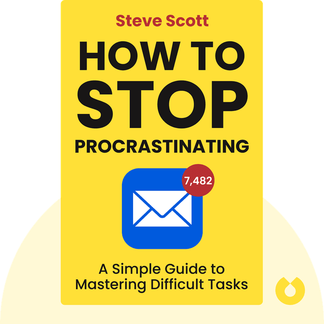 How to Stop Procrastinating audiobook cover - A Simple Guide to Mastering Difficult Tasks