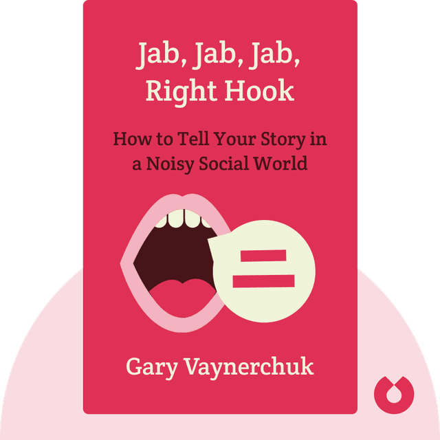 Jab, Jab, Jab, Right Hook audiobook cover - How to Tell Your Story in a Noisy Social World