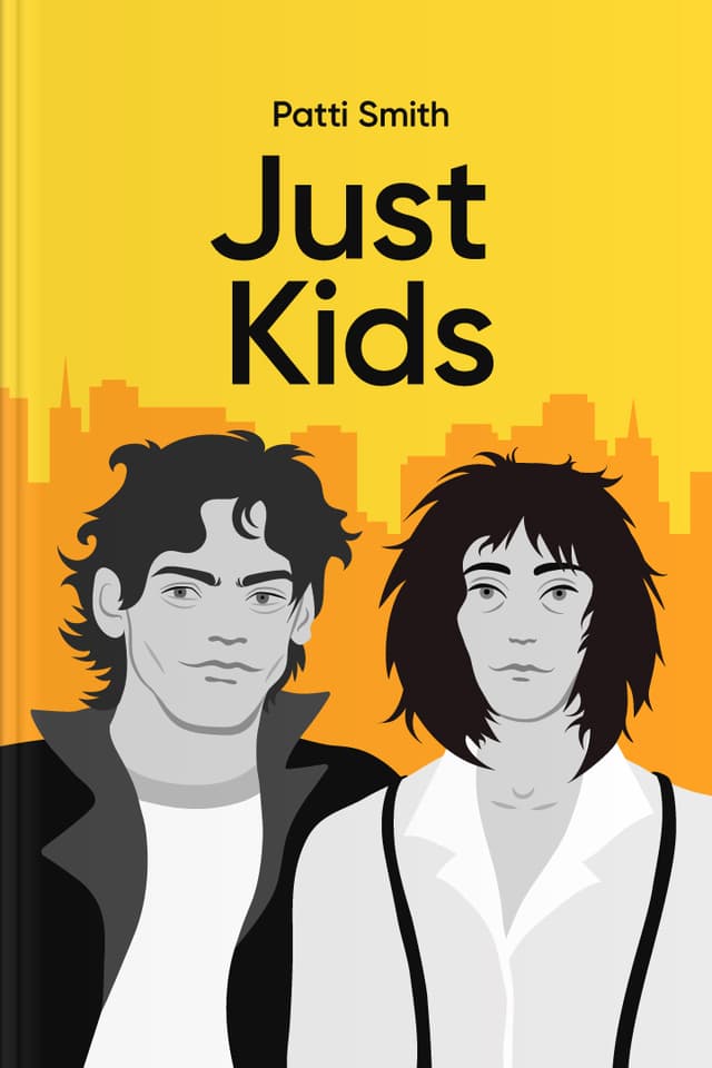 Just Kids audiobook cover - Two young artists arrive in New York with almost nothing but devotion to their craft—and to each other—discovering how love, patience, and relentless creative work can become a home, a compass, and a doorway into a life that finally fits.