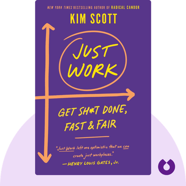 Just Work audiobook cover - Get Sh*t Done, Fast & Fair