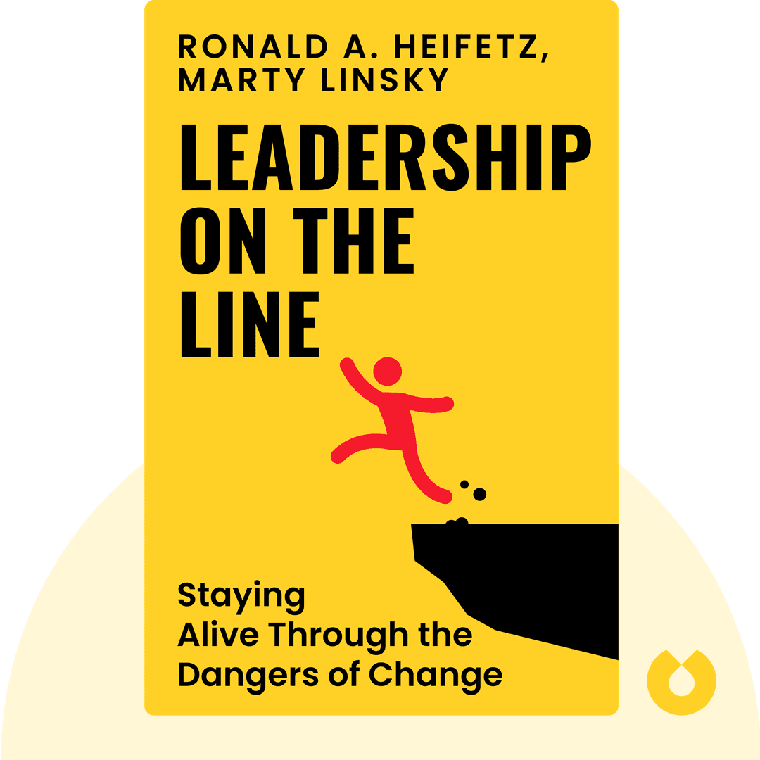 Leadership on the Line cover