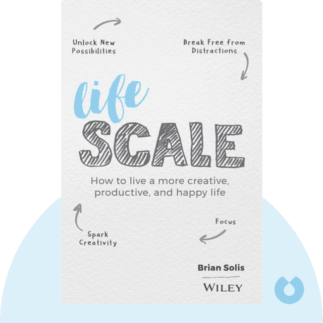 Lifescale audiobook cover - How to Live a More Creative, Productive, and Happy Life