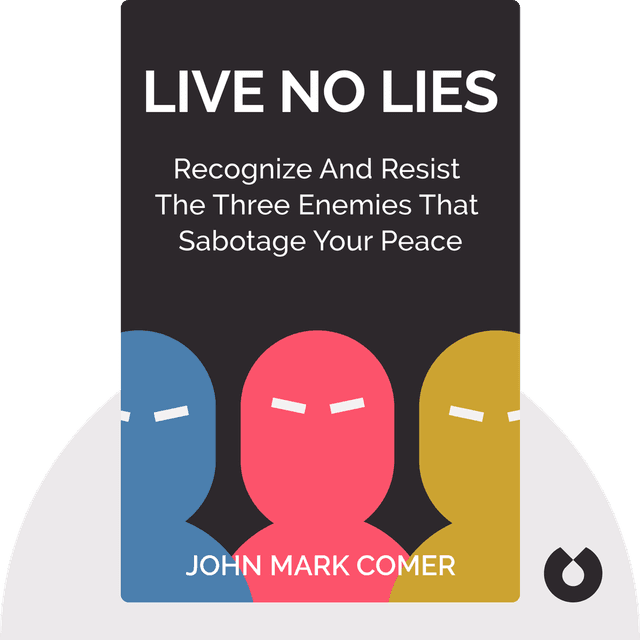 Live No Lies audiobook cover - Recognize and Resist the Three Enemies That Sabotage Your Peace