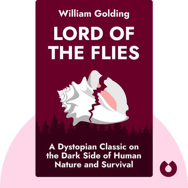 Lord of the Flies audiobook cover - A Dystopian Classic on the Dark Side of Human Nature and Survival