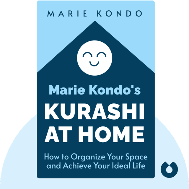 Marie Kondo's Kurashi at Home audiobook cover - How to Organize Your Space and Achieve Your Ideal Life