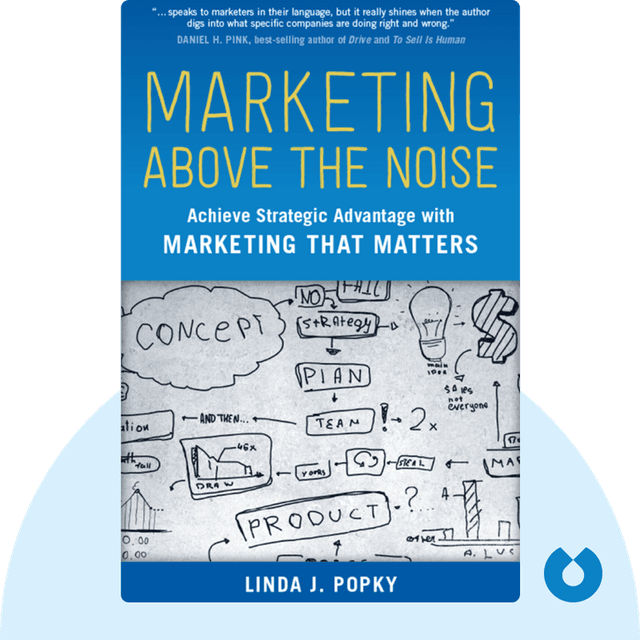 Marketing Above the Noise audiobook cover - Achieve Strategic Advantage with Marketing that Matters