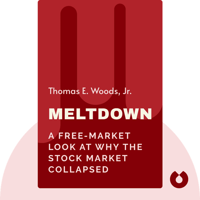 Meltdown audiobook cover - A Free-Market Look at Why the Stock Market Collapsed, the Economy Tanked, and Government Bailouts Will Make Things Worse