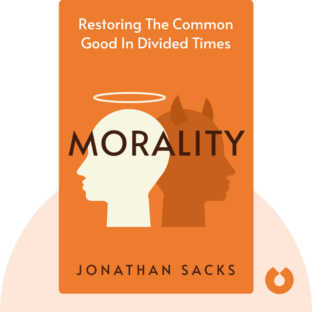 Morality audiobook cover - Restoring the Common Good in Divided Times