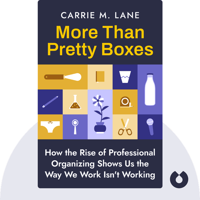 More Than Pretty Boxes audiobook cover - How the Rise of Professional Organizing Shows Us the Way We Work Isn't Working