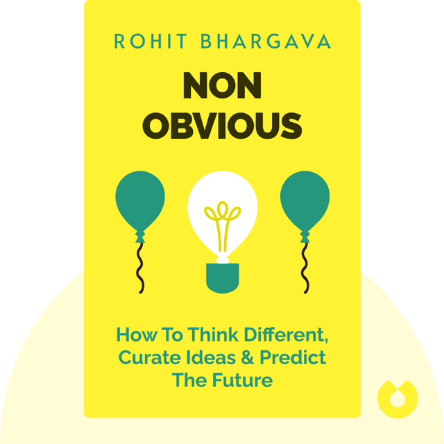 Non-Obvious audiobook cover - How To Think Different, Curate Ideas & Predict The Future