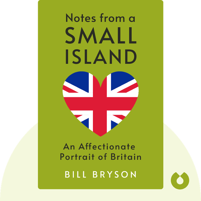 Notes from a Small Island audiobook cover - An Affectionate Portrait of Britain