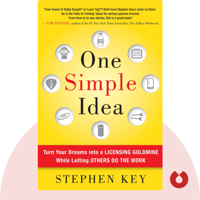 One Simple Idea audiobook cover - Turn Your Dreams into a Licensing Goldmine While Letting Others Do the Work