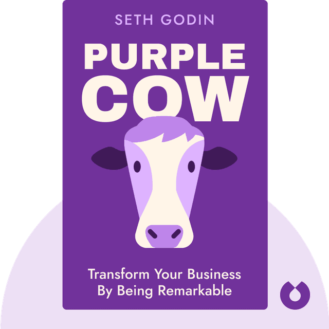 Purple Cow audiobook cover - Transform Your Business by Being Remarkable