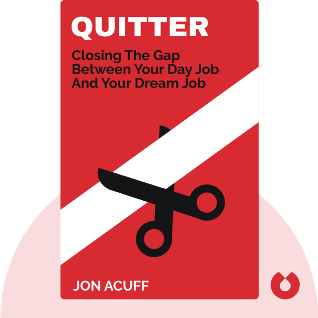 Quitter audiobook cover - Closing the Gap Between Your Day Job and Your Dream Job