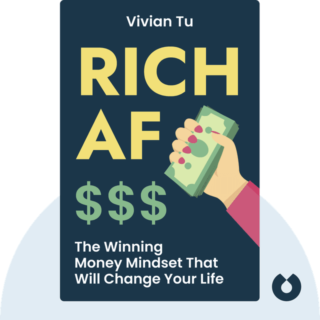 Rich AF audiobook cover - The Winning Money Mindset That Will Change Your Life