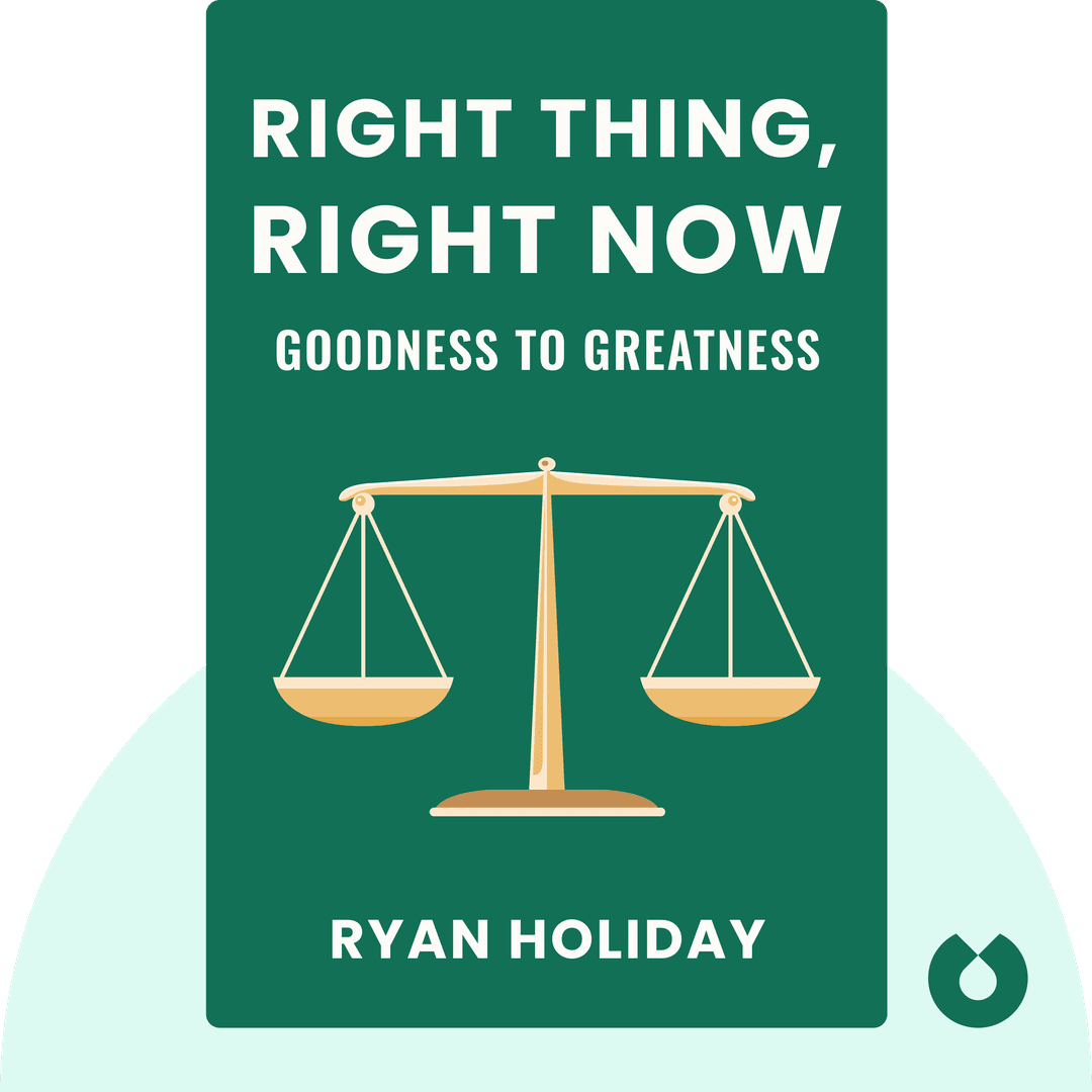 Right Thing, Right Now cover