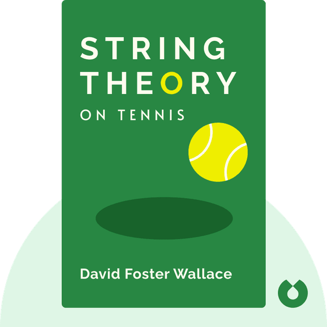 String Theory audiobook cover - On Tennis