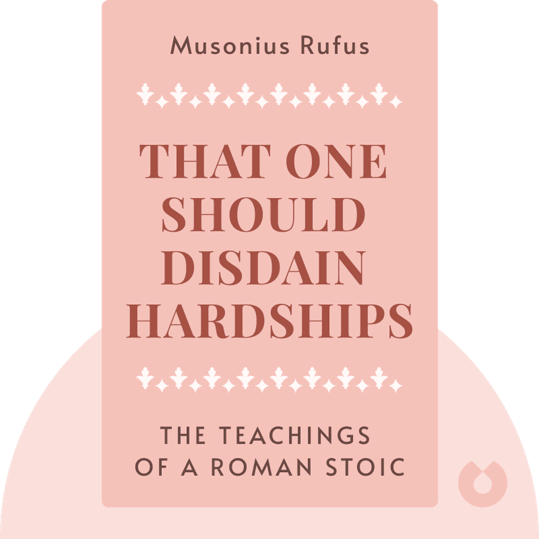 That One Should Disdain Hardships cover