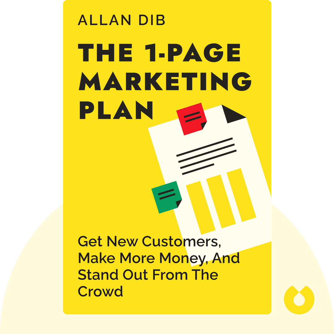 The 1-Page Marketing Plan cover