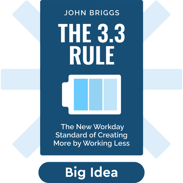 The 3.3 Rule audiobook cover - The New Workday Standard of Creating More by Working Less