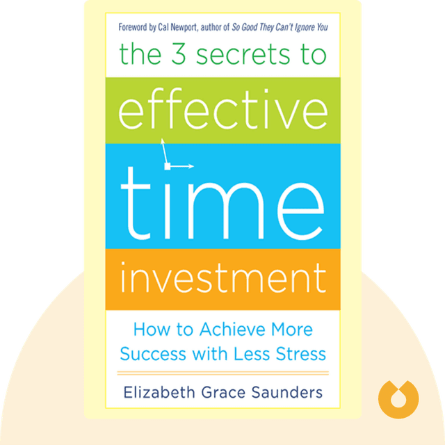 The 3 Secrets to Effective Time Investment audiobook cover - Achieve More Success with Less Stress