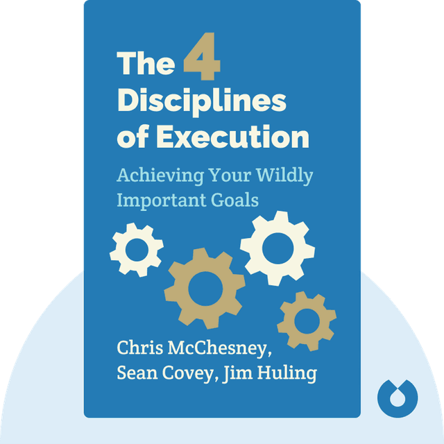 The 4 Disciplines of Execution audiobook cover - Achieving Your Wildly Important Goals