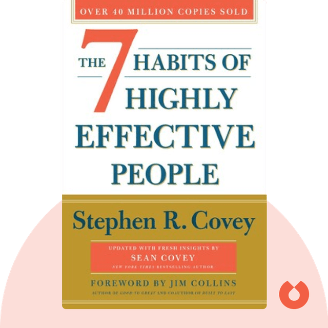 The 7 Habits of Highly Effective People audiobook cover - Powerful Lessons in Personal Change