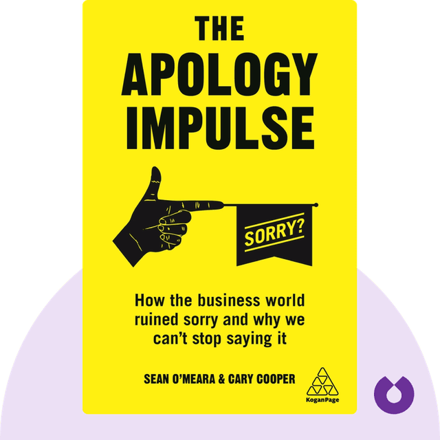 The Apology Impulse audiobook cover - How the Business World Ruined Sorry and Why We Can’t Stop Saying It