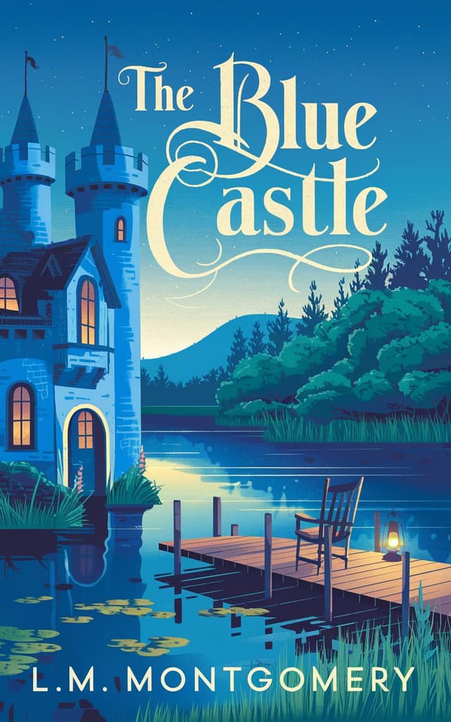 The Blue Castle (Full Version) audiobook cover - On the eve of turning twenty-nine, dutiful Valancy Stirling—long dismissed as "Doss" by her sharp-tongued clan—wakes to rain, heart-pain, and a sudden hunger for freedom, and discovers how one forbidden choice can crack open an entirely new life.