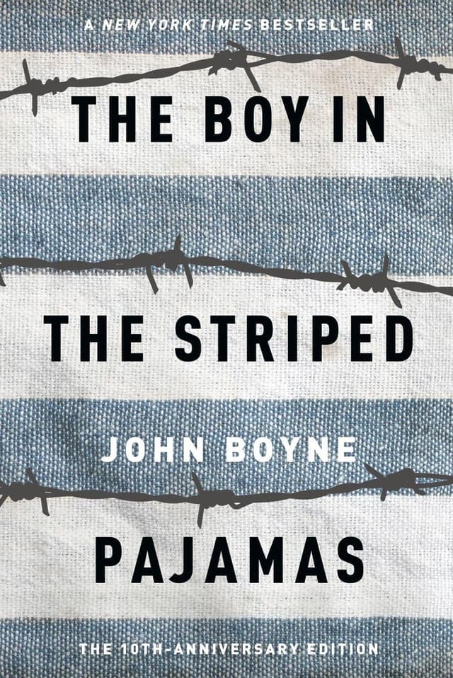 The Boy in the Striped Pajamas audiobook cover - A curious nine-year-old, a fence that splits a landscape in two, and a friendship that grows where it shouldn’t. Seen through a child’s eyes, the ordinary details of war turn shocking and unforgettable.