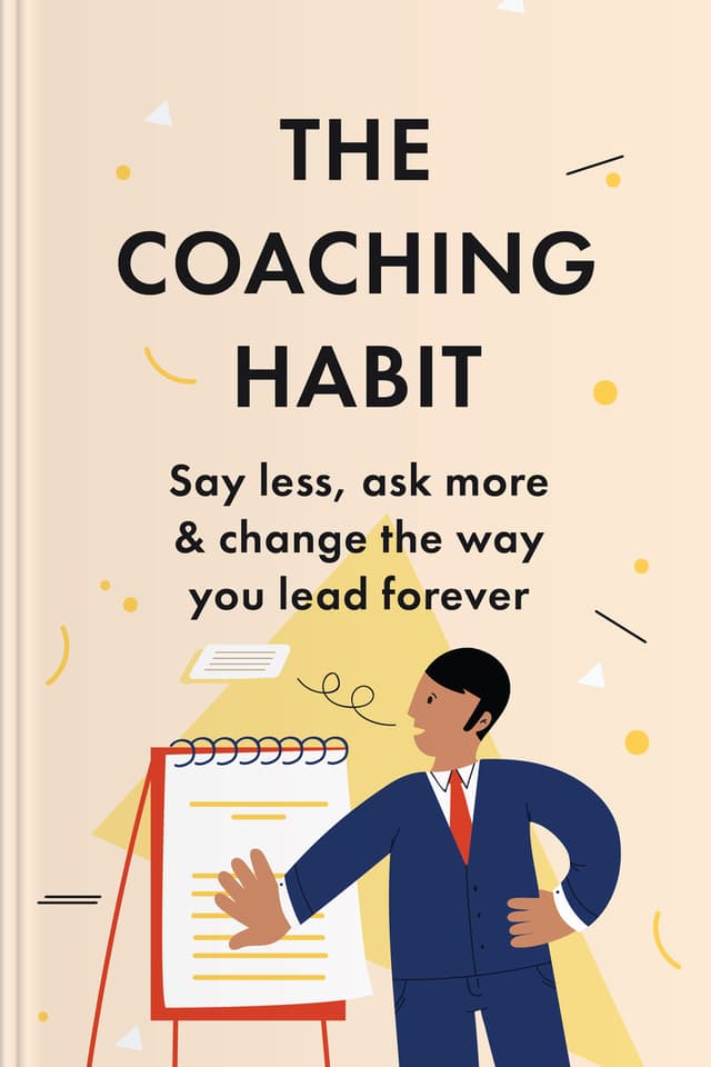 The Coaching Habit audiobook cover - In a world full of rushed advice and shallow check-ins, these seven simple questions help leaders and teammates slow down, get curious, and guide conversations toward clarity, ownership, and real learning—without pressure, performance, or pretending to have all the answers.