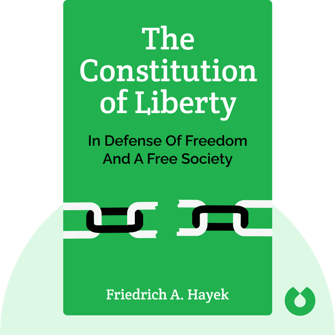 The Constitution of Liberty cover