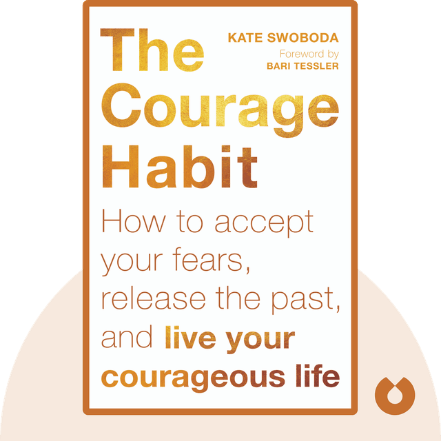 The Courage Habit audiobook cover - How to Accept Your Fears, Release the Past, and Live Your Courageous Life