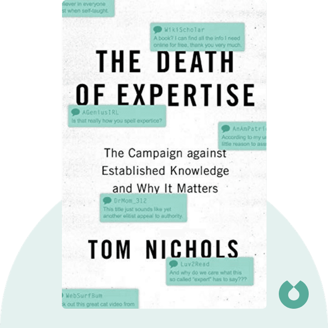 The Death of Expertise audiobook cover - The Campaign Against Established Knowledge and Why it Matters