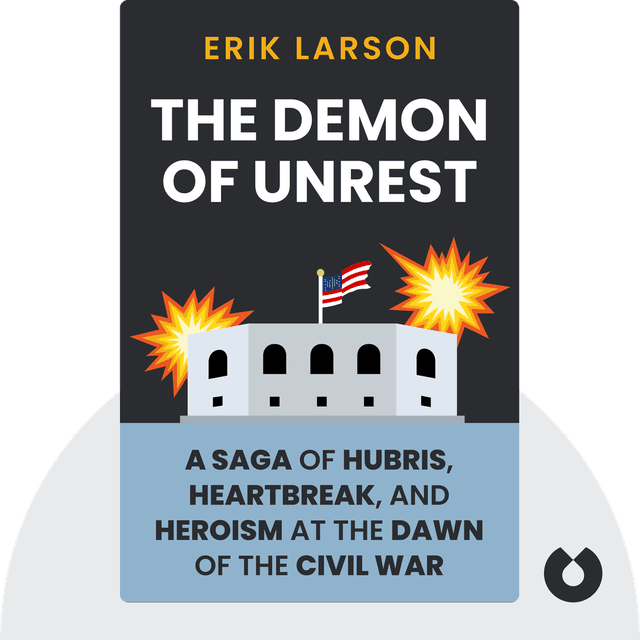 The Demon of Unrest audiobook cover - A Saga of Hubris, Heartbreak, and Heroism at the Dawn of the Civil War