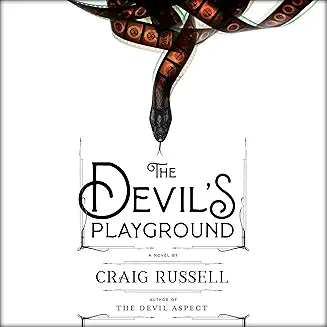 The Devil’s Playground audiobook cover - A fixer in 1927 Hollywood covers up what looks like a star’s suicide—until the body reveals strangulation, a hidden print of a “lost” horror masterpiece resurfaces decades later, and a trail of vanished girls and occult “resurrections” leads to a predator hiding in plain sight.