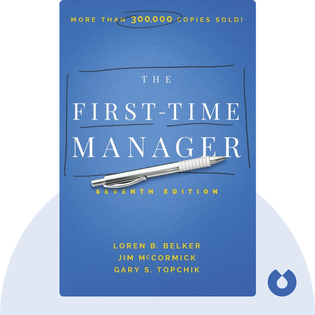 The First-Time Manager cover