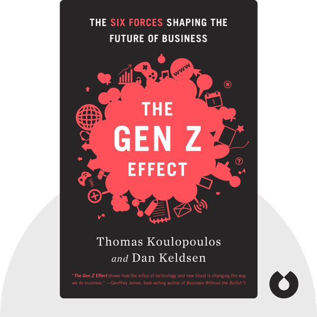 The Gen Z Effect audiobook cover - The Six Forces Shaping the Future of Business