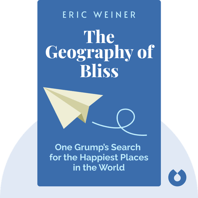 The Geography of Bliss audiobook cover - One Grump’s Search for the Happiest Places in the World