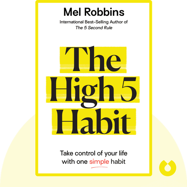 The High 5 Habit audiobook cover - It's Time to Cheer for Yourself