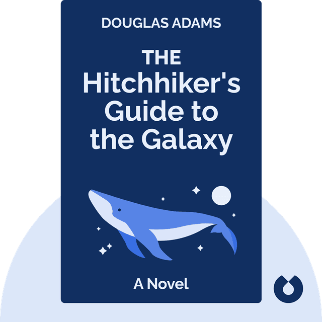 The Hitchhiker's Guide to the Galaxy audiobook cover - A Novel