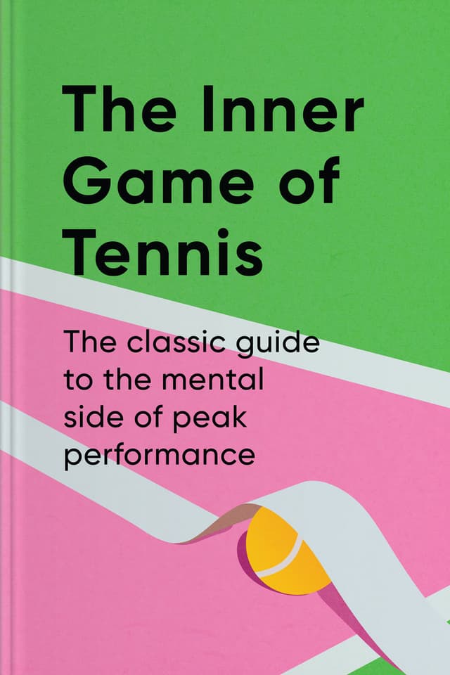 The Inner Game of Tennis audiobook cover - Tennis isn’t only a contest across the net—it’s also a quiet, moment-by-moment conversation inside the mind, where learning to trust the body, soften self-judgment, and focus gently can turn anxiety into flow and effort into ease.