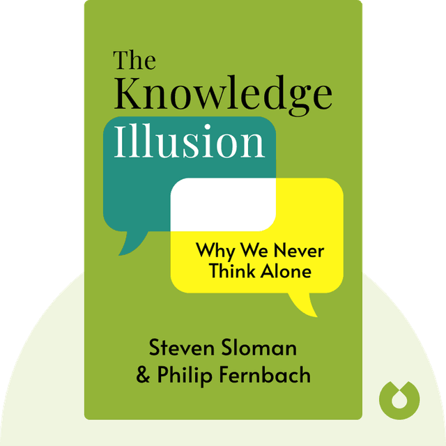 The Knowledge Illusion audiobook cover - Why We Never Think Alone