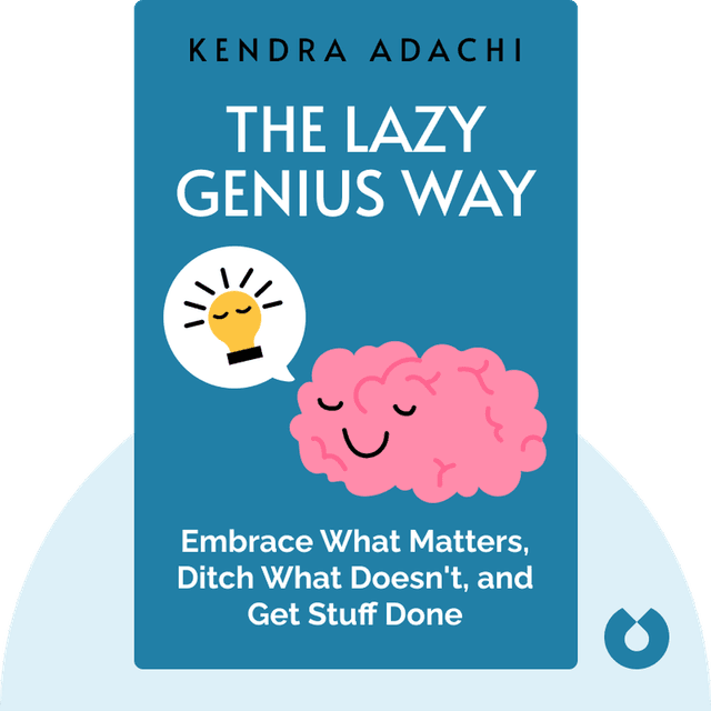 The Lazy Genius Way audiobook cover - Embrace What Matters, Ditch What Doesn't, and Get Stuff Done