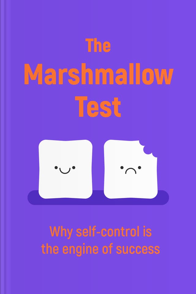 The Marshmallow Test audiobook cover - Through the famous Marshmallow Test and decades of research, this journey shows how self-control isn’t a fixed trait—you can strengthen it with practical strategies, supportive environments, and kinder self-understanding, so long-term goals feel more reachable.